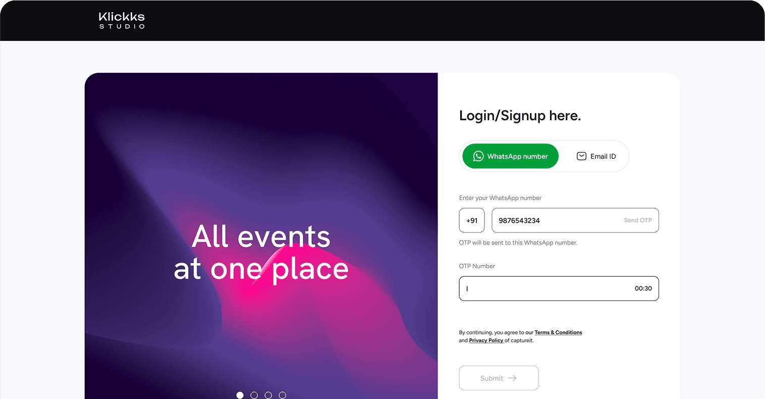 Login-screen