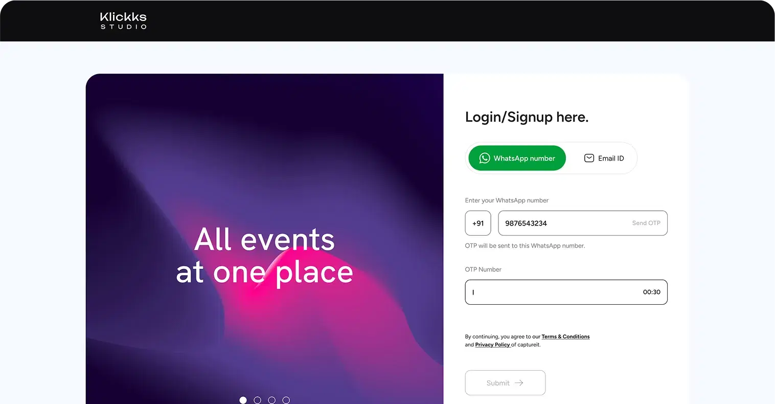 Login-screen